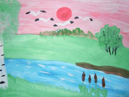 Рисунки на тему природа Сибири