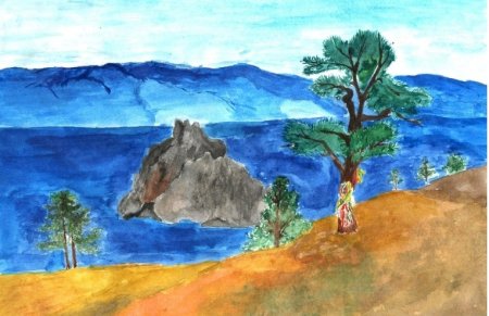 Байкал для рисования