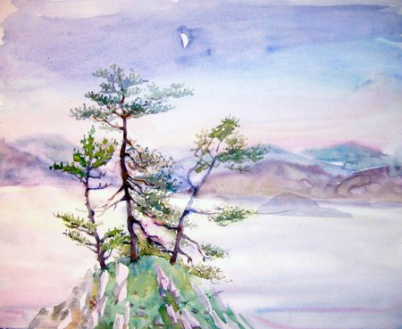 Байкал рисунок