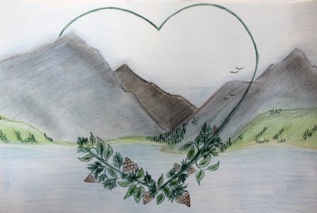 Рисунок на тему природа