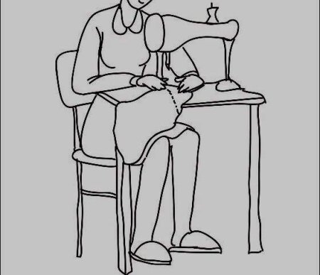 Портной раскраска