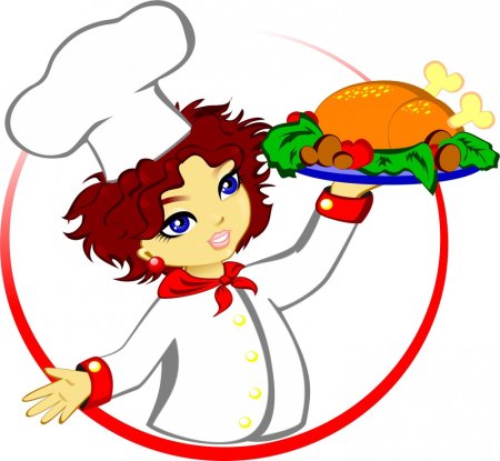 Раскраска повар