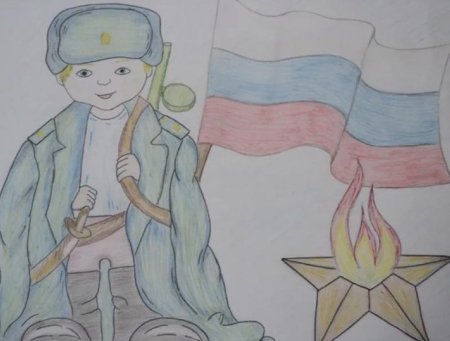 Детские рисунки о войне и победе