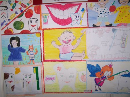 Рисование Здоровые зубы