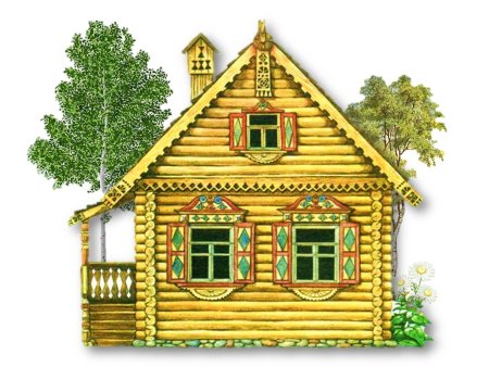 Эскиз русской избы