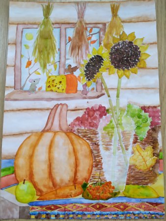 Рисование дары осени