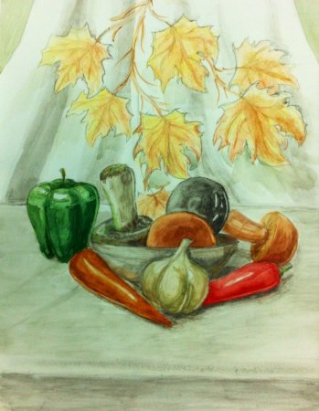 Конкурс рисунков дары осени