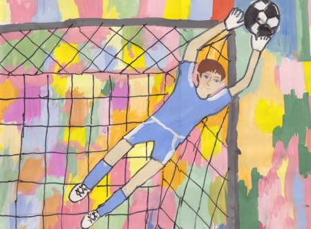 Рисунок на тему футбол
