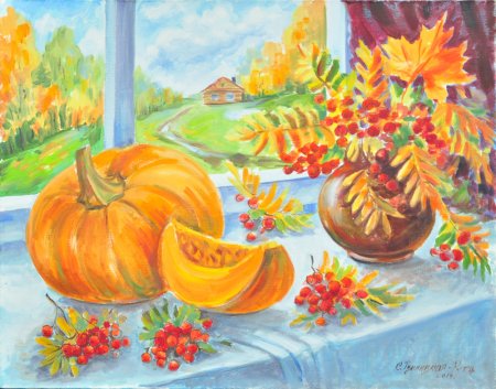 Натюрморт с фруктами для детей