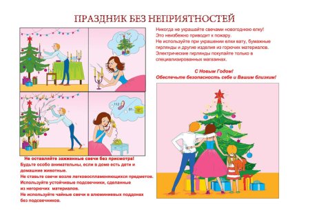 Безопасный новый год для детей