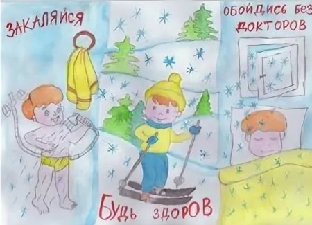 Плакат здоровье питание