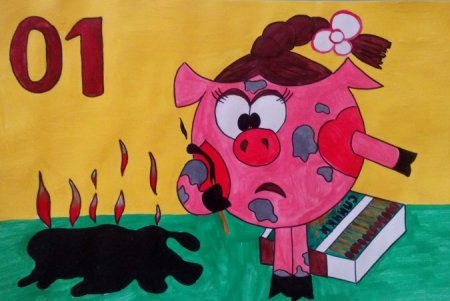 Смешарики пожарная безопасность