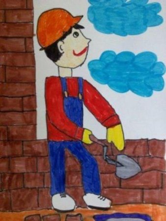 Рисование на тему профессии