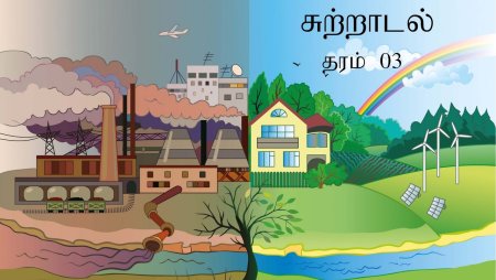 Мультяшный загрязненный город