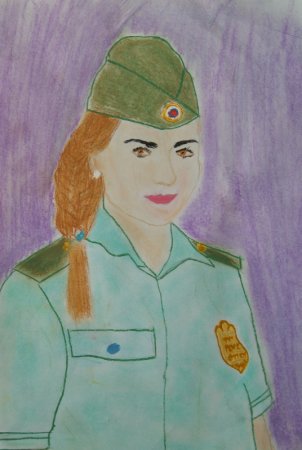 Судебный пристав рисунок