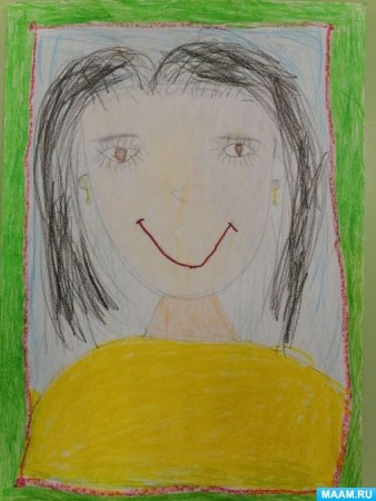 Портрет любимой мамочки