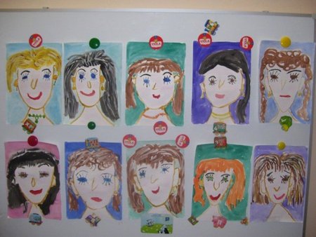 Изо портрет мамы