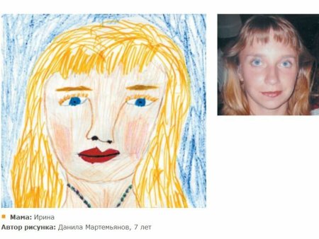 Мама с ребенком рисунок