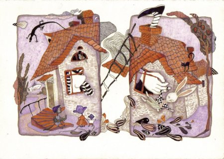 Книжная полка с детскими книгами