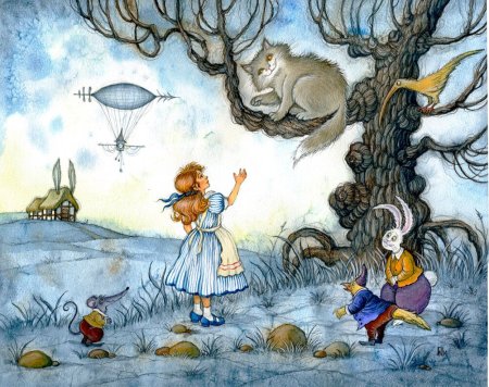 Иллюстрации из Гарри Поттера из книги