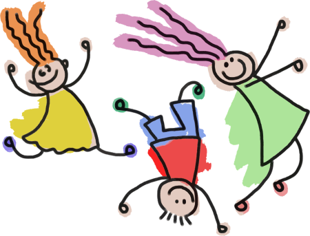 Веселые детские рисунки