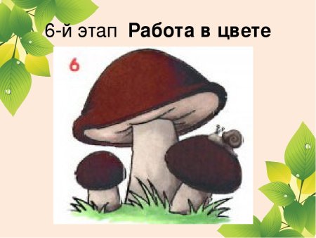 Рисование 2 класс грибы