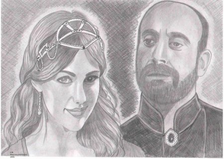 Срисовка Султана Сулеймана