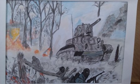 Конкурс рисунков мы помним о войне