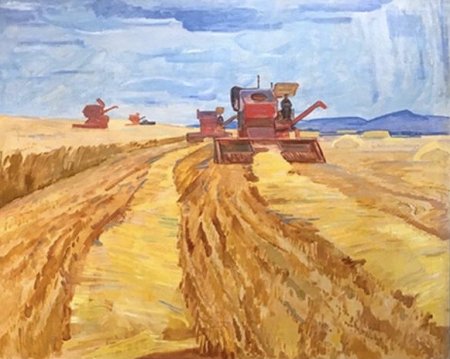 Пейзаж на тему хлеб