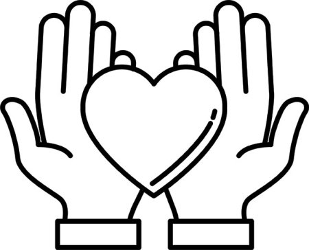 Плакат на тему helping hands