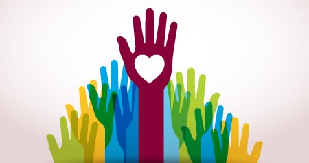 Плакат на тему helping hands