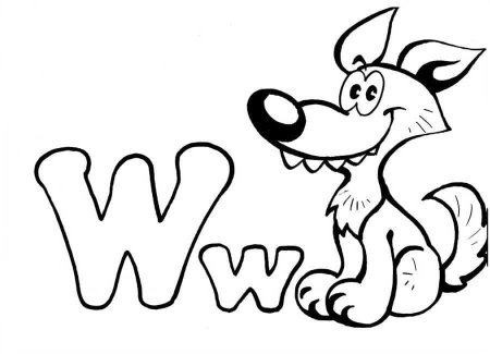 Буквы английского алфавита раскраска