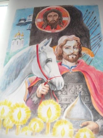 Князь Александр Невский детские рисунки
