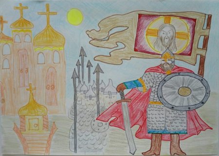 Рисунок Александра Невского