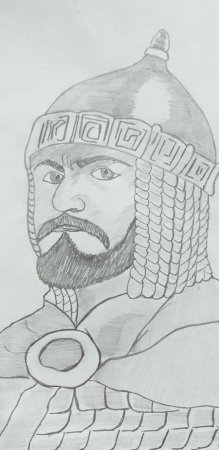 Древнерусский воин-защитник Александр Невский