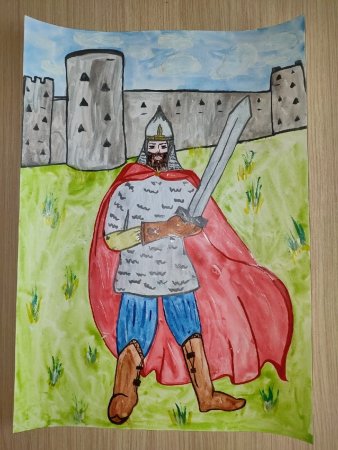 Древнерусский воин-защитник (богатырь)