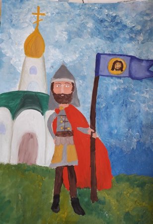 Князь Александр Невский раскраска