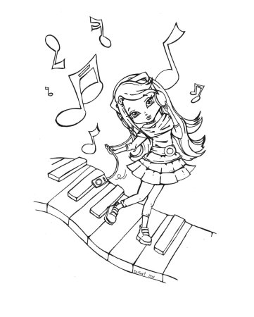 Рисунок Прокофьева болтунья