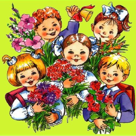 Композиция с цветами для детей