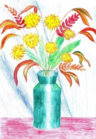 Раскраска букет цветов