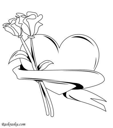 Букет цветными карандашами