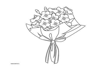 Букет карандашом для начинающих