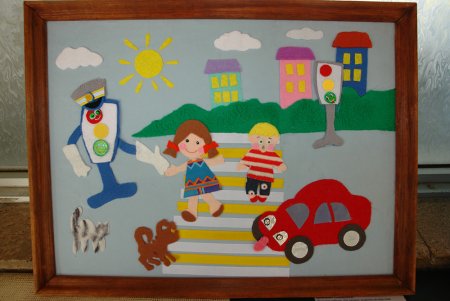 Рисунок ПДД В детский сад на конкурс