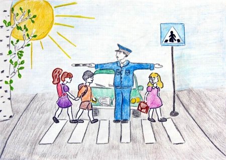 Полиция рисунок