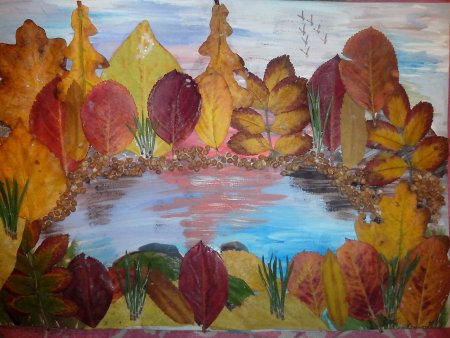 Необычные осенние аппликации