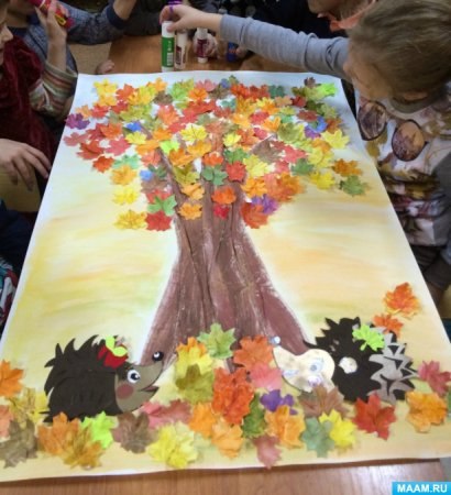 Пластилинография осень