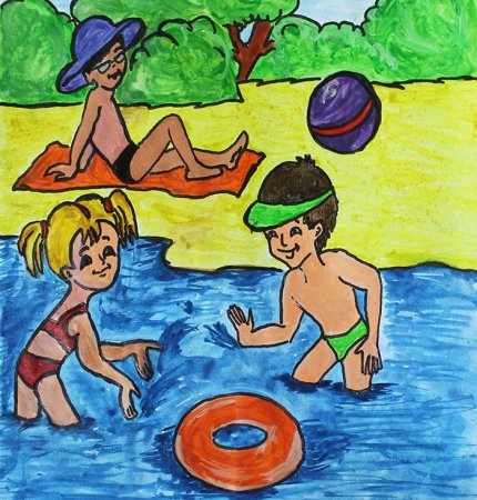 Рисунок на тему лето