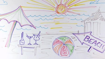 Рисунки на тему каникулы лёгкие