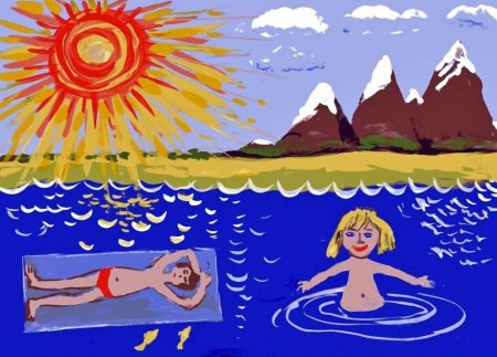 Каникулы детский рисунок