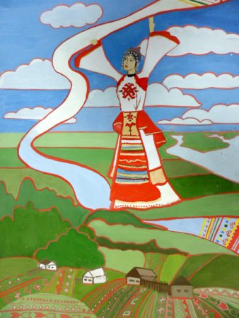 Родной край Чувашия рисунок